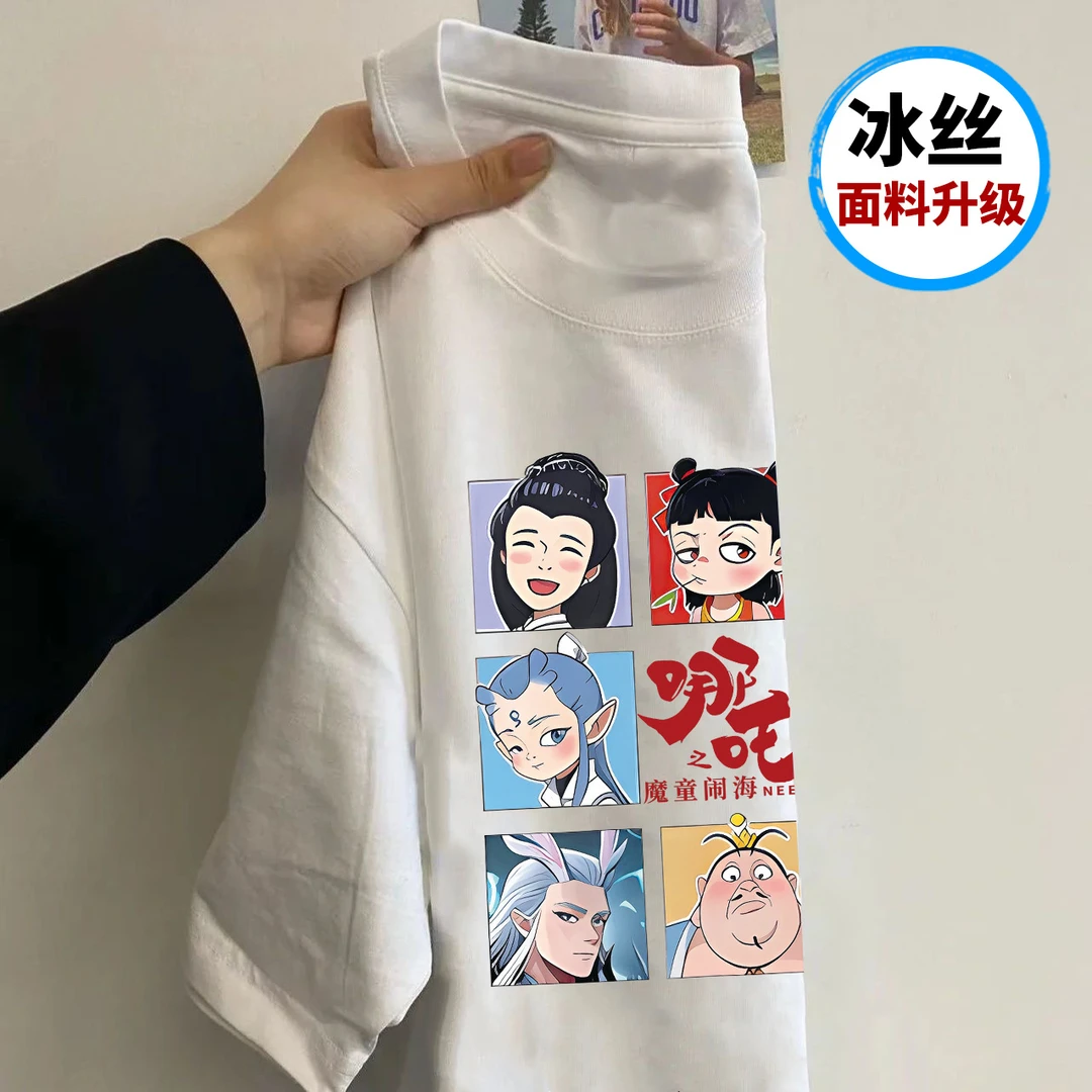 女日系古着短袖T恤男女夏季港味上衣服潮流百搭高级感白色T恤潮t