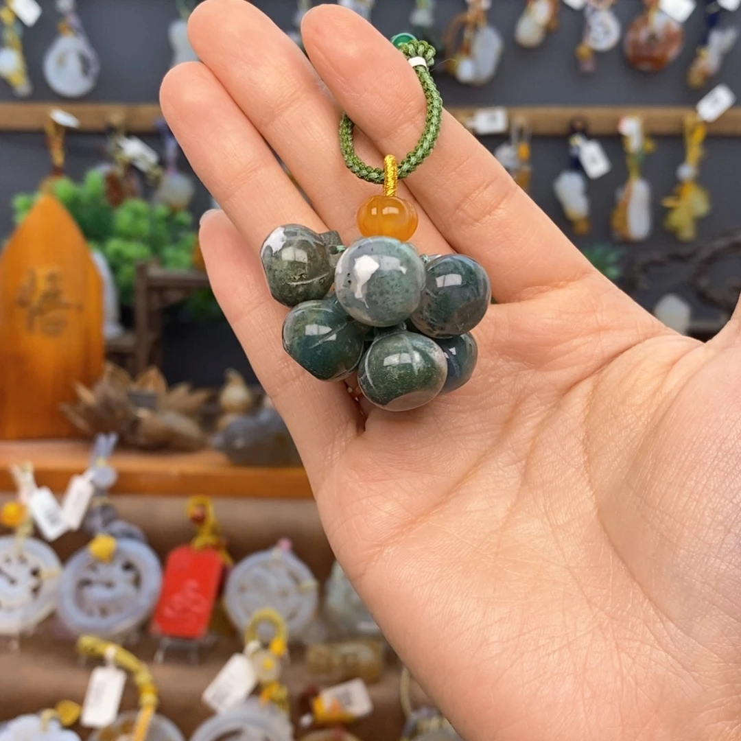 玛瑙/玉髓车挂未镶嵌66666666