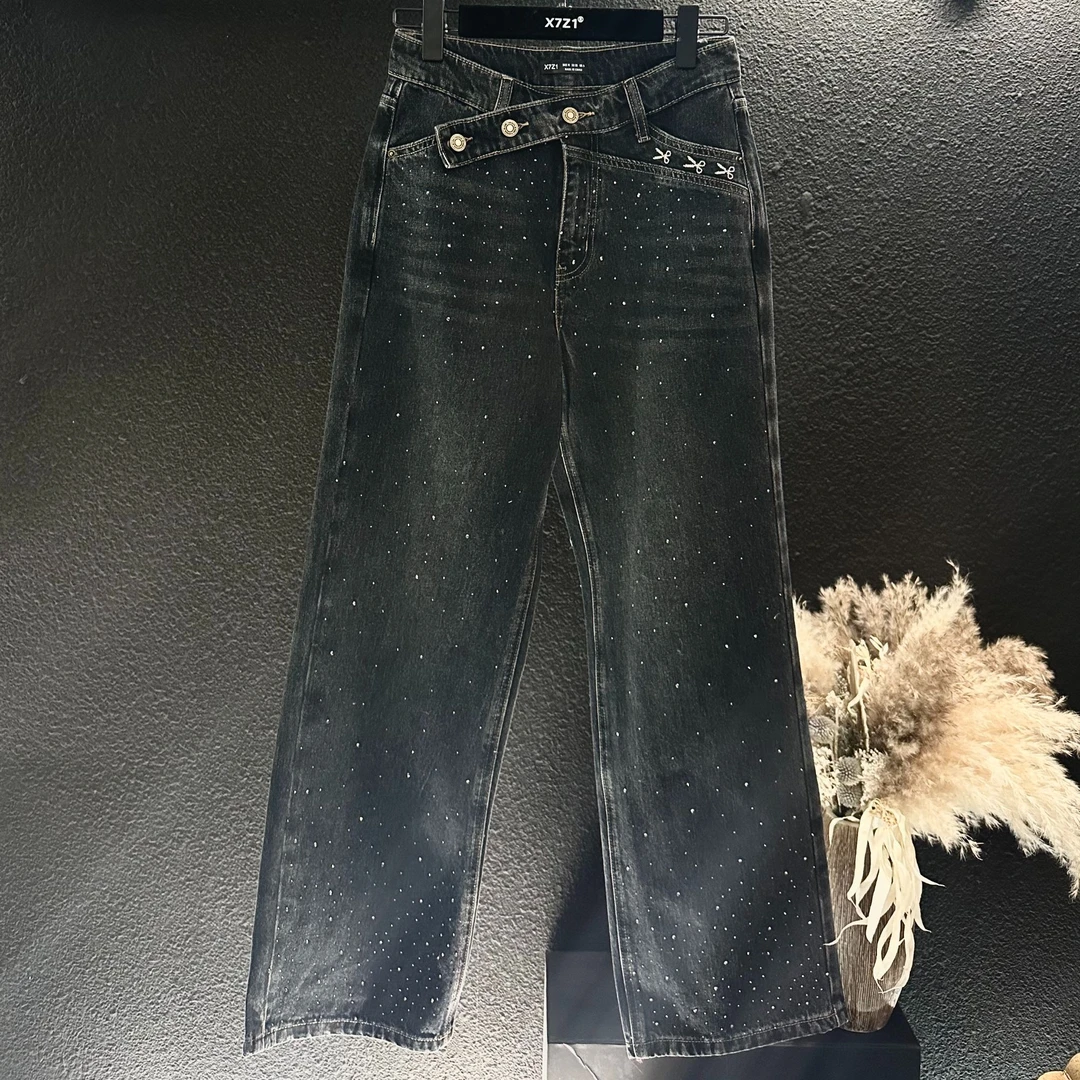 《高端定制》重工牛仔裤子