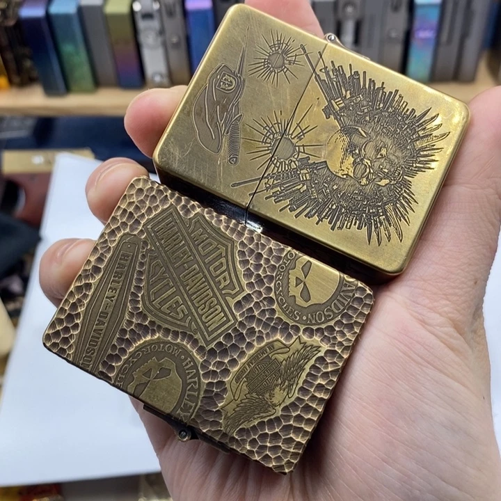 战壕黄铜煤油打火机福利