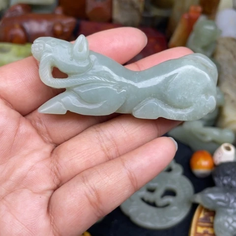 和田玉未镶嵌颈饰91