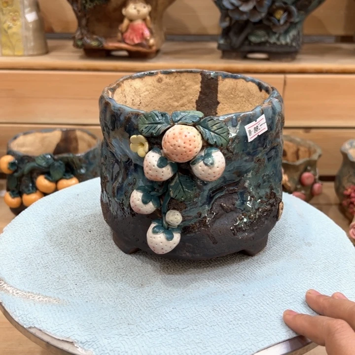 嘻哈多肉花盆百搭