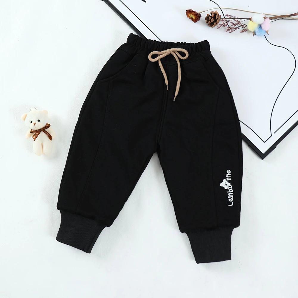 儿童冬季加棉秋冬款长裤宝宝卫裤中小童男男童宝宝韩潮版休闲裤