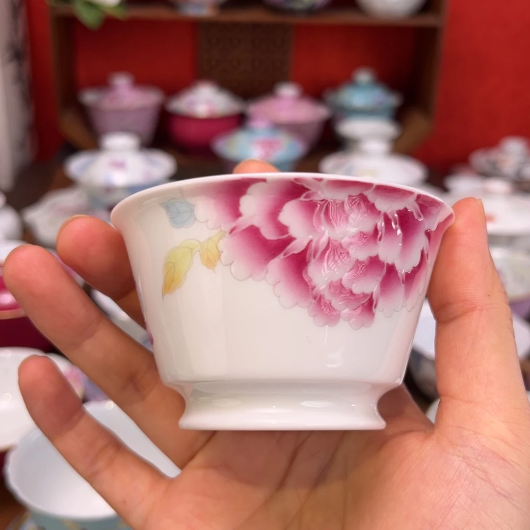 景德镇纯手绘陶瓷茶具