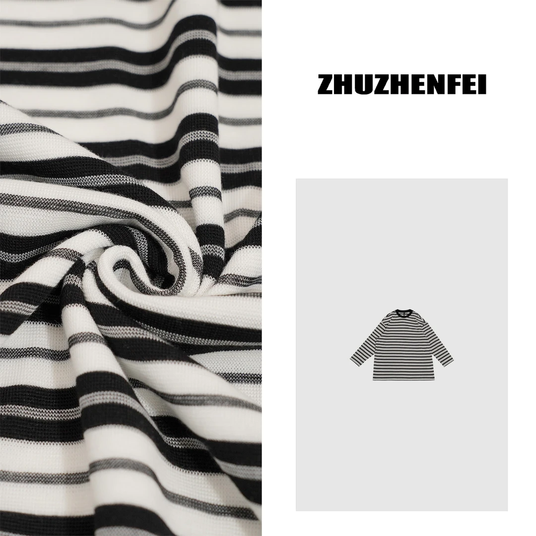 设计师原创新款休闲百搭时尚简约宽松舒适‘天丝’长袖T恤Z351154