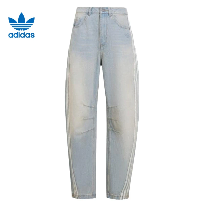 adidas Originals阿迪达斯三叶草女子DENIMBN PANT牛仔长裤KG0200