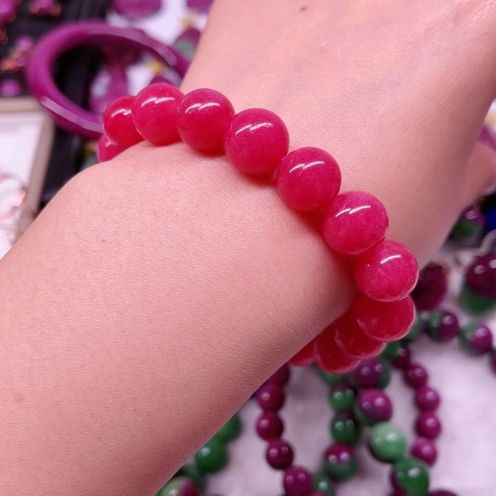 红宝石蔷薇手串卡12未镶嵌