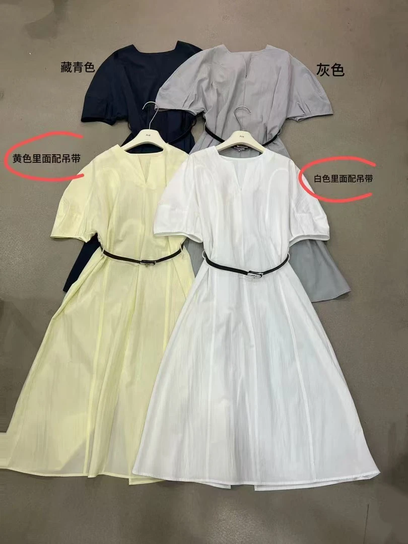 88310 U 韩版女新款夏款时尚洋气百搭休闲宽松连衣裙