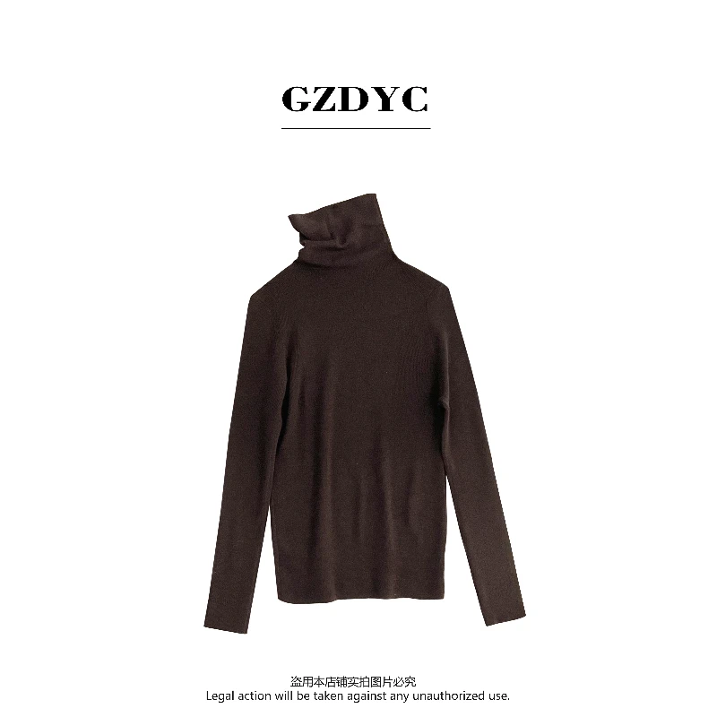 【鸽子的衣橱】针织高领打底衫美拉德纯色显瘦搭配王者修身保暖秋冬