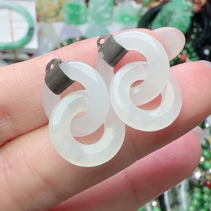 翡翠未镶嵌颈饰天然A货45