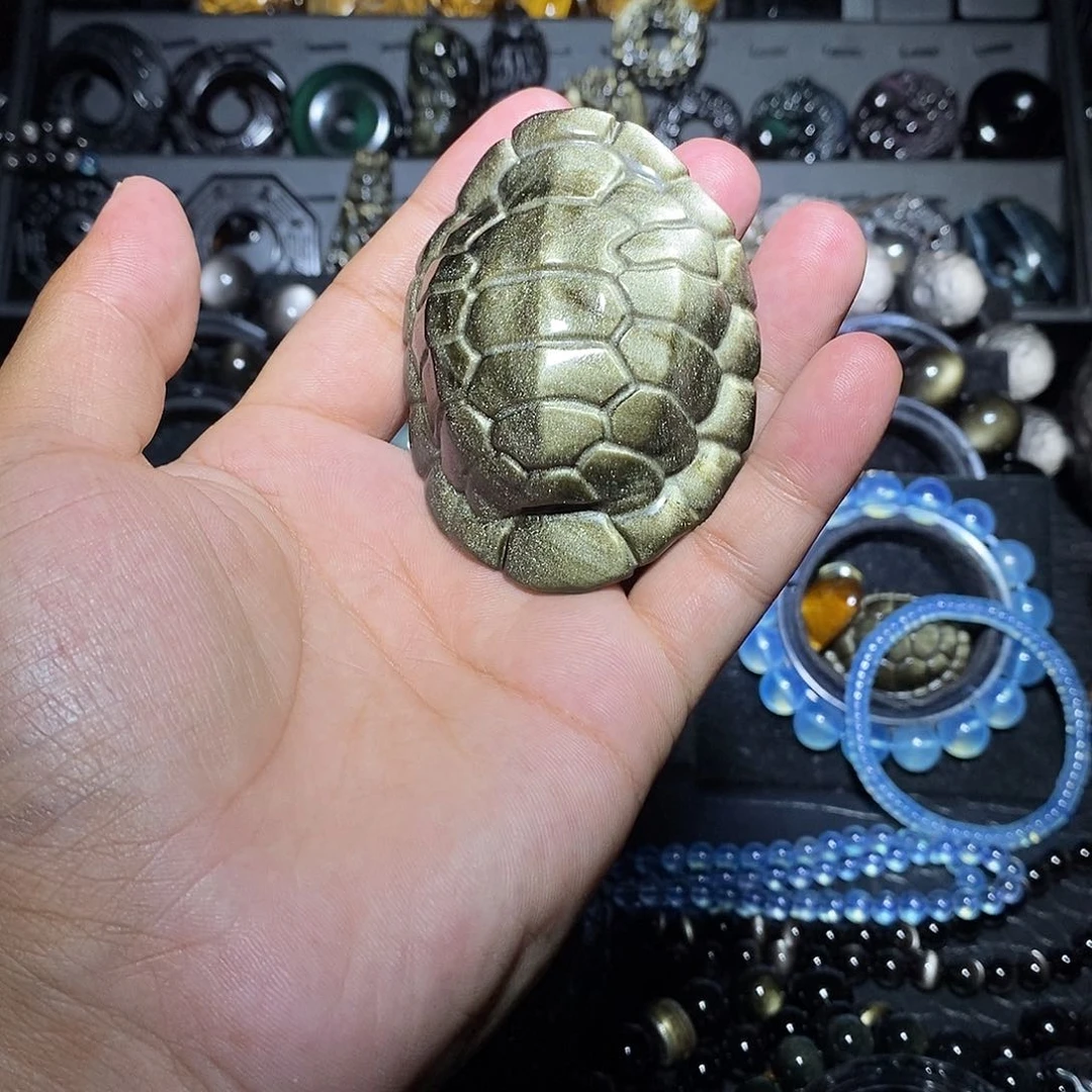 沙***使黑曜岩未镶嵌手链