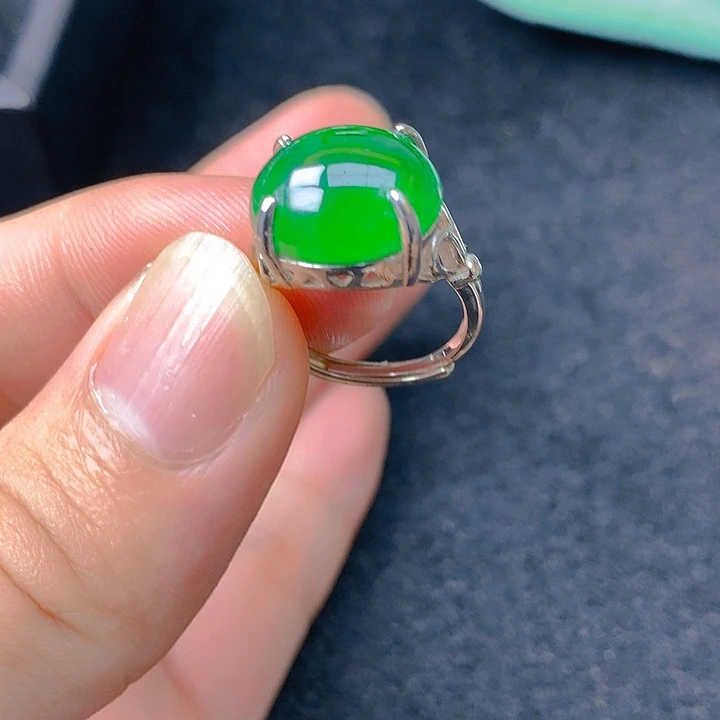 翡翠银S925镶嵌颈饰