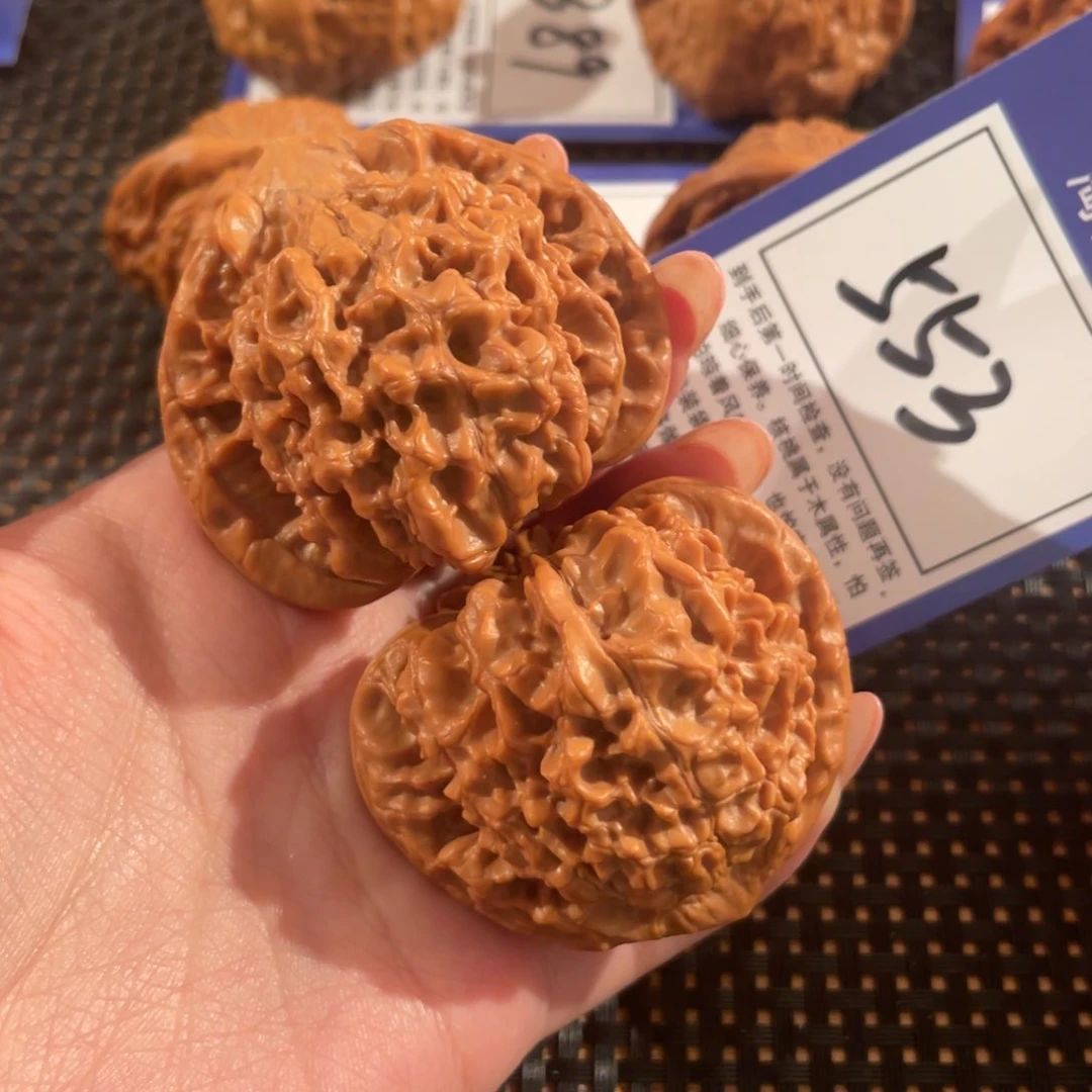 文玩核桃把件553号50尺官帽全品