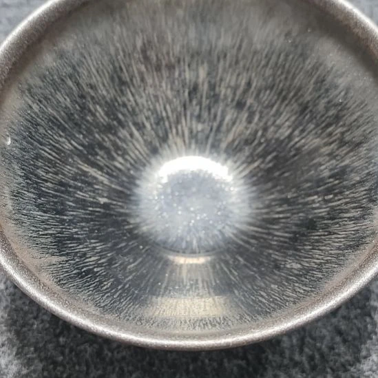 一***福陶瓷黑盏一个完整