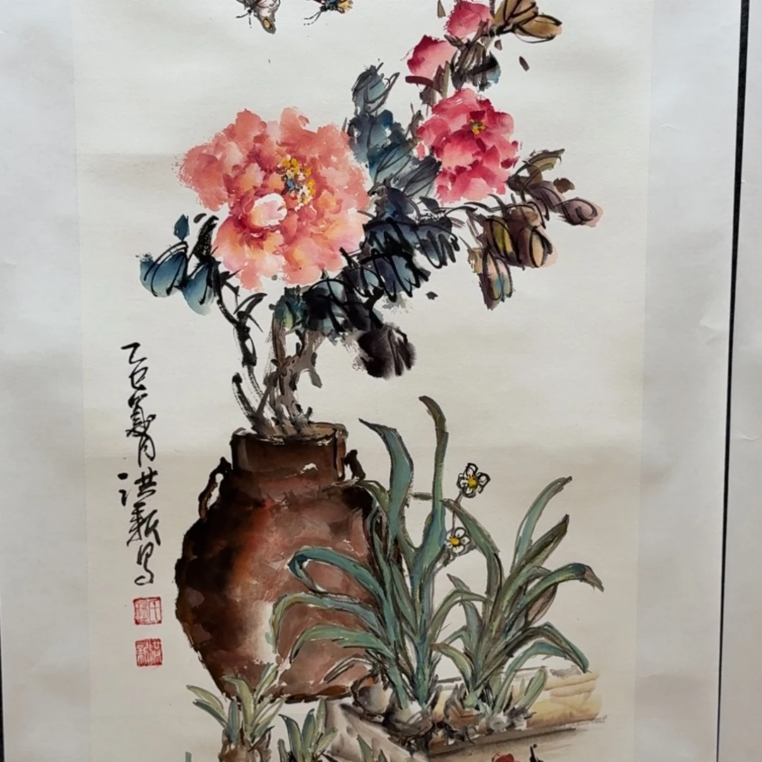 国画100x50花鸟哈哈哈哈哈