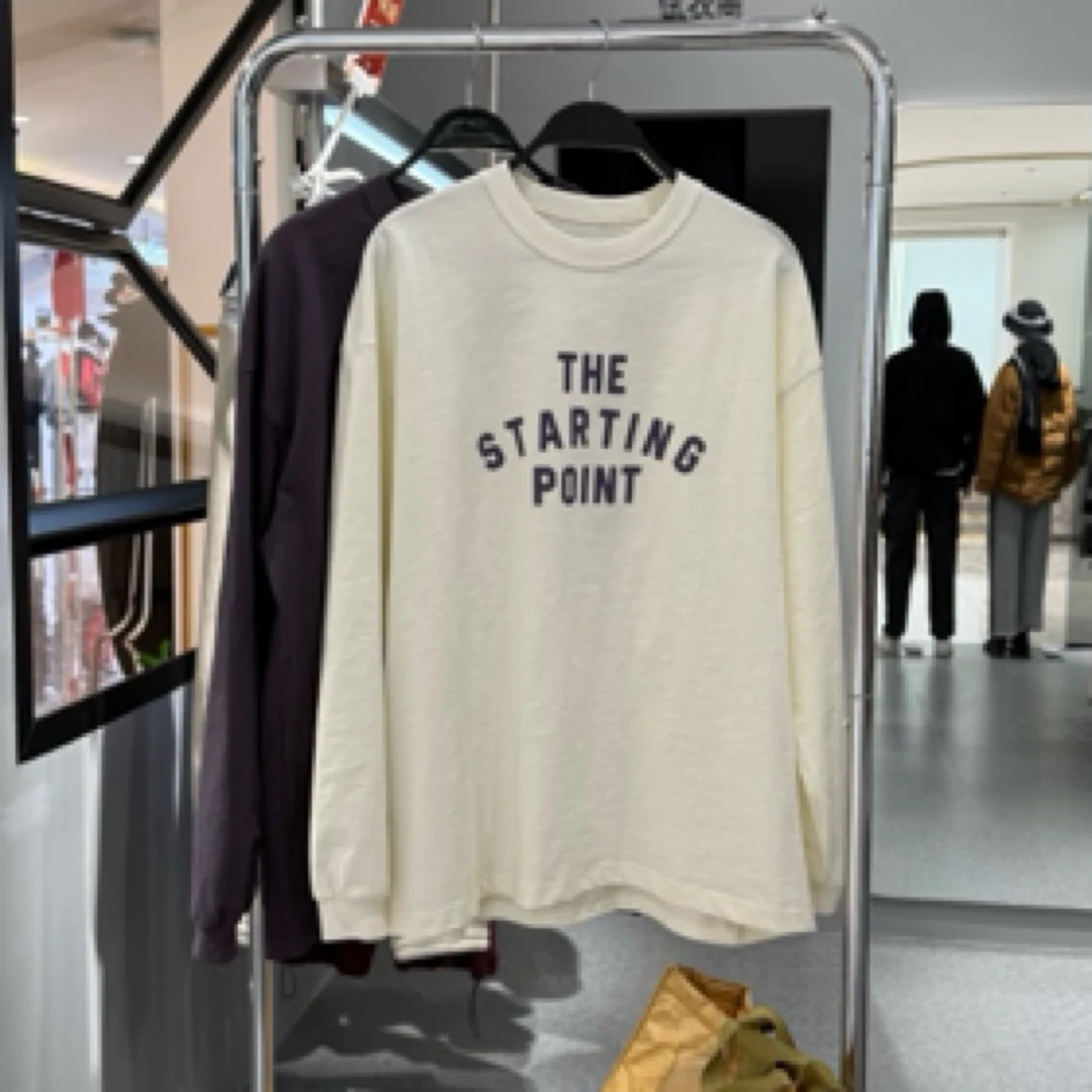 25SS1572长袖T袖春夏新款圆领宽松百搭打底上衣