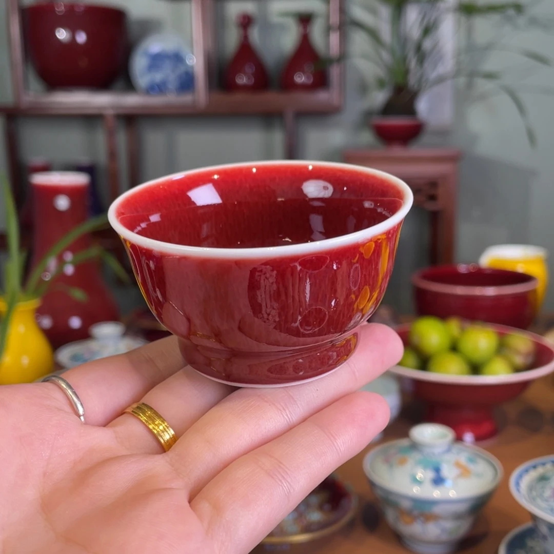 清欢雅玩原矿郎红福利杯