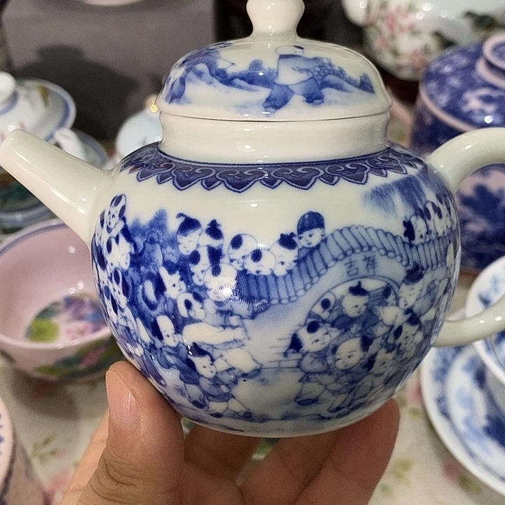 陶摆件景德镇陶瓷主人杯2344