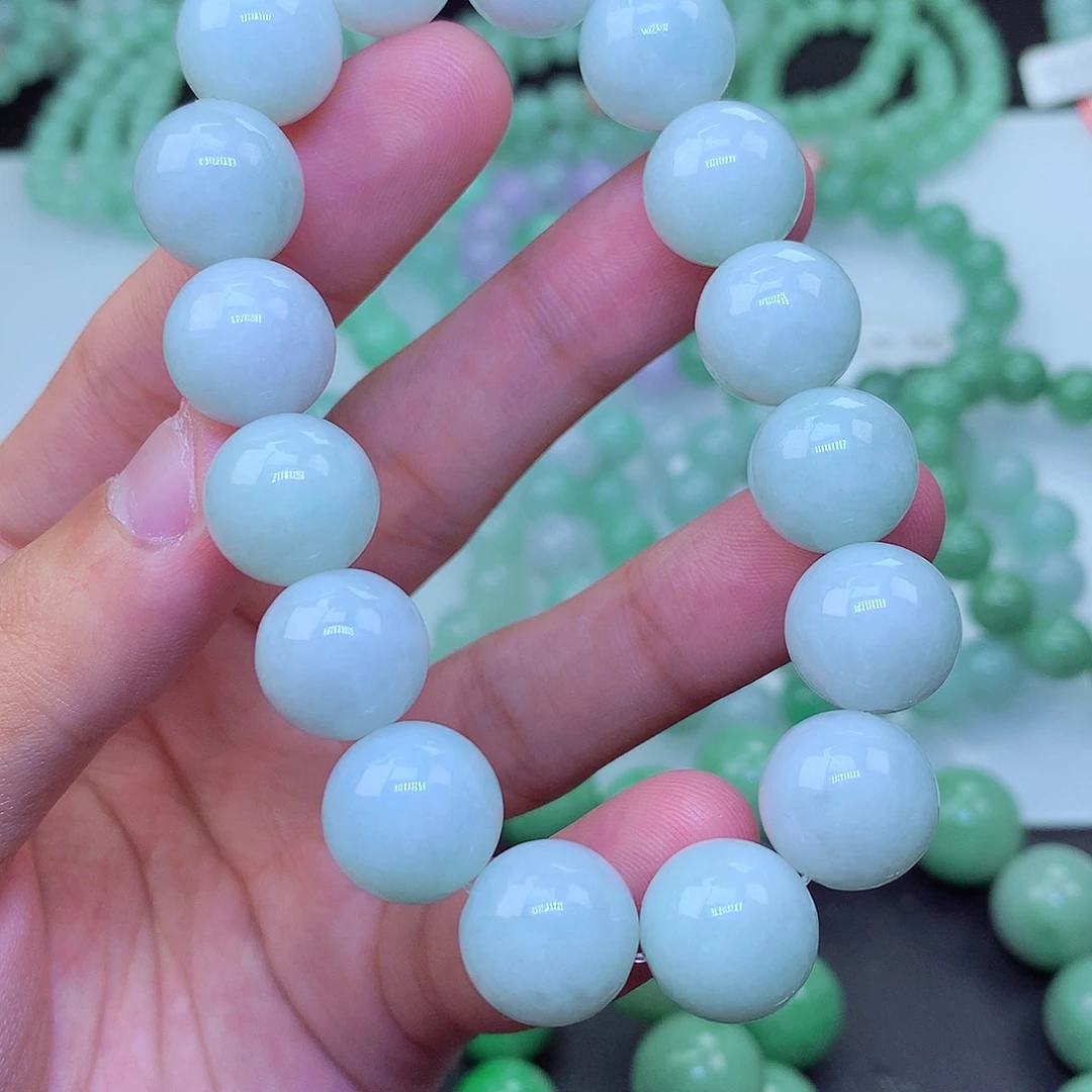 翡翠未镶嵌毛衣链