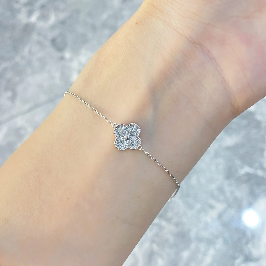 【千盟珠宝】0378 重金 单花手链 ZSSL