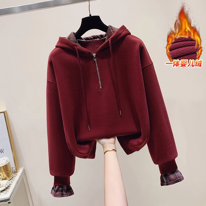 【RG3705】2025年秋冬新款时尚气质百搭减龄显瘦卫衣