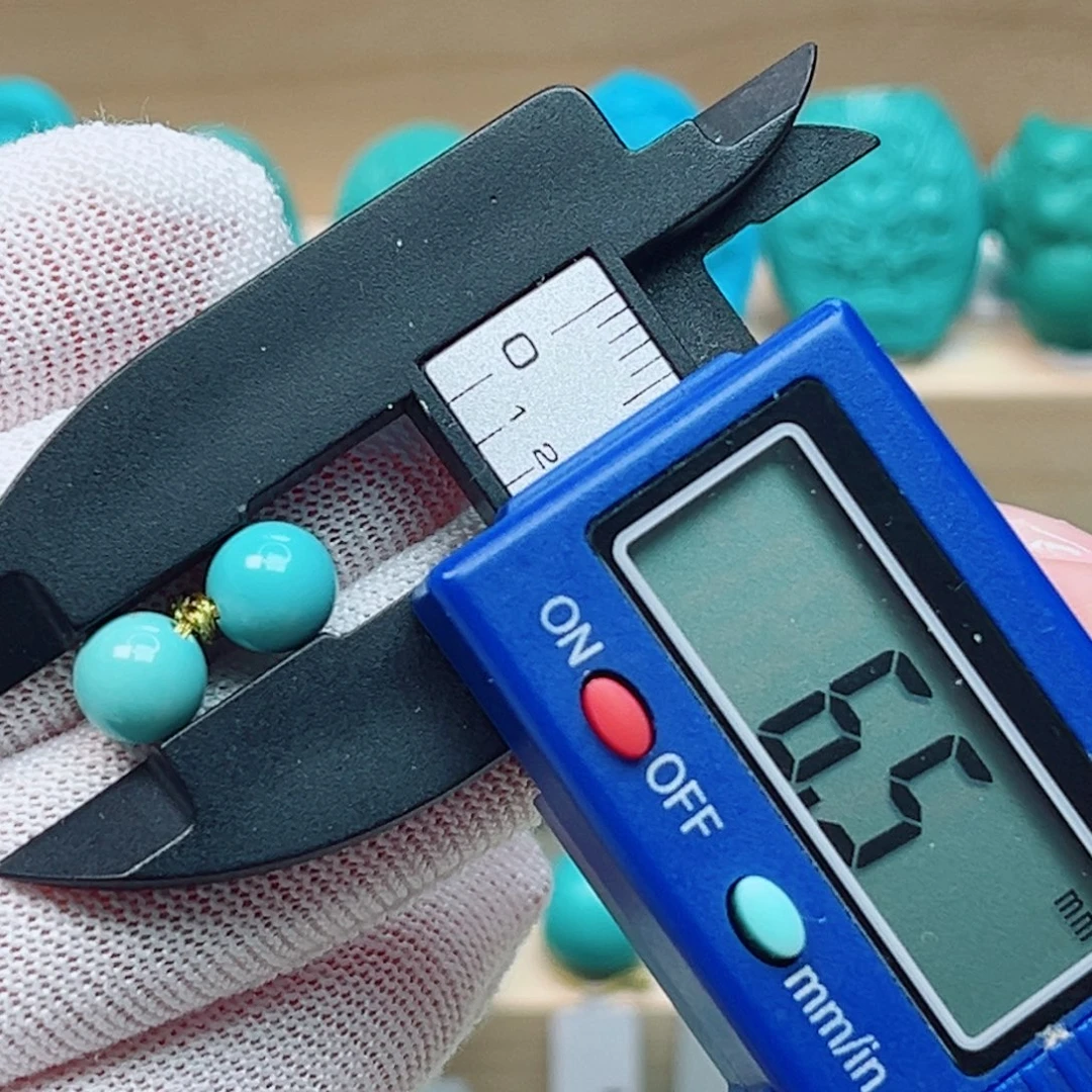 绿松石未镶嵌圆珠