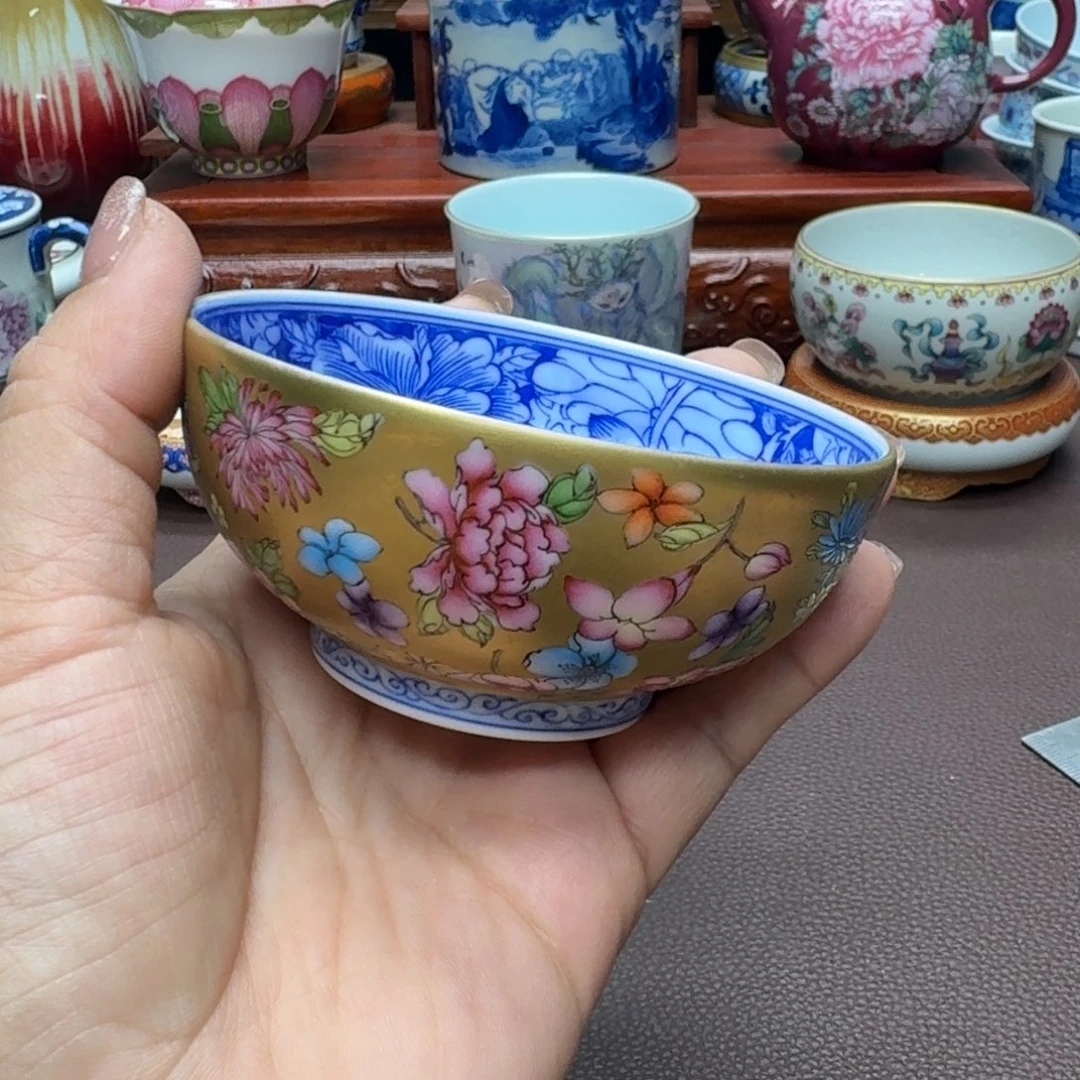 瓷片景德镇仿古手工制作精品展示
