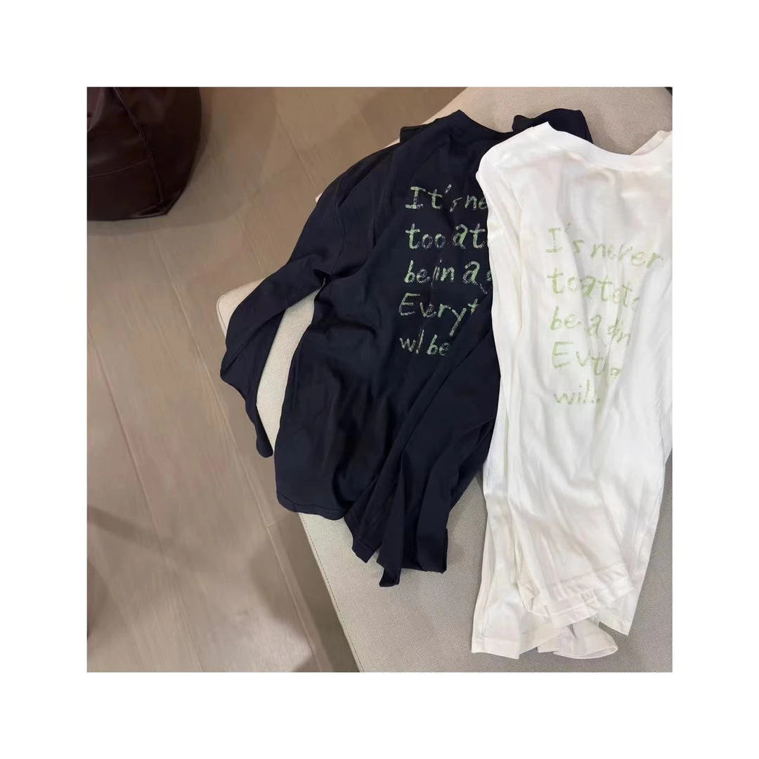 糯糯字母两色长袖（no退no换）