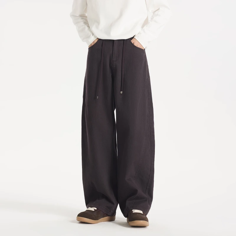 GCCDUPE77『时涧』lyocell天然木浆莱赛尔棉简约松弛直筒廓形休闲裤