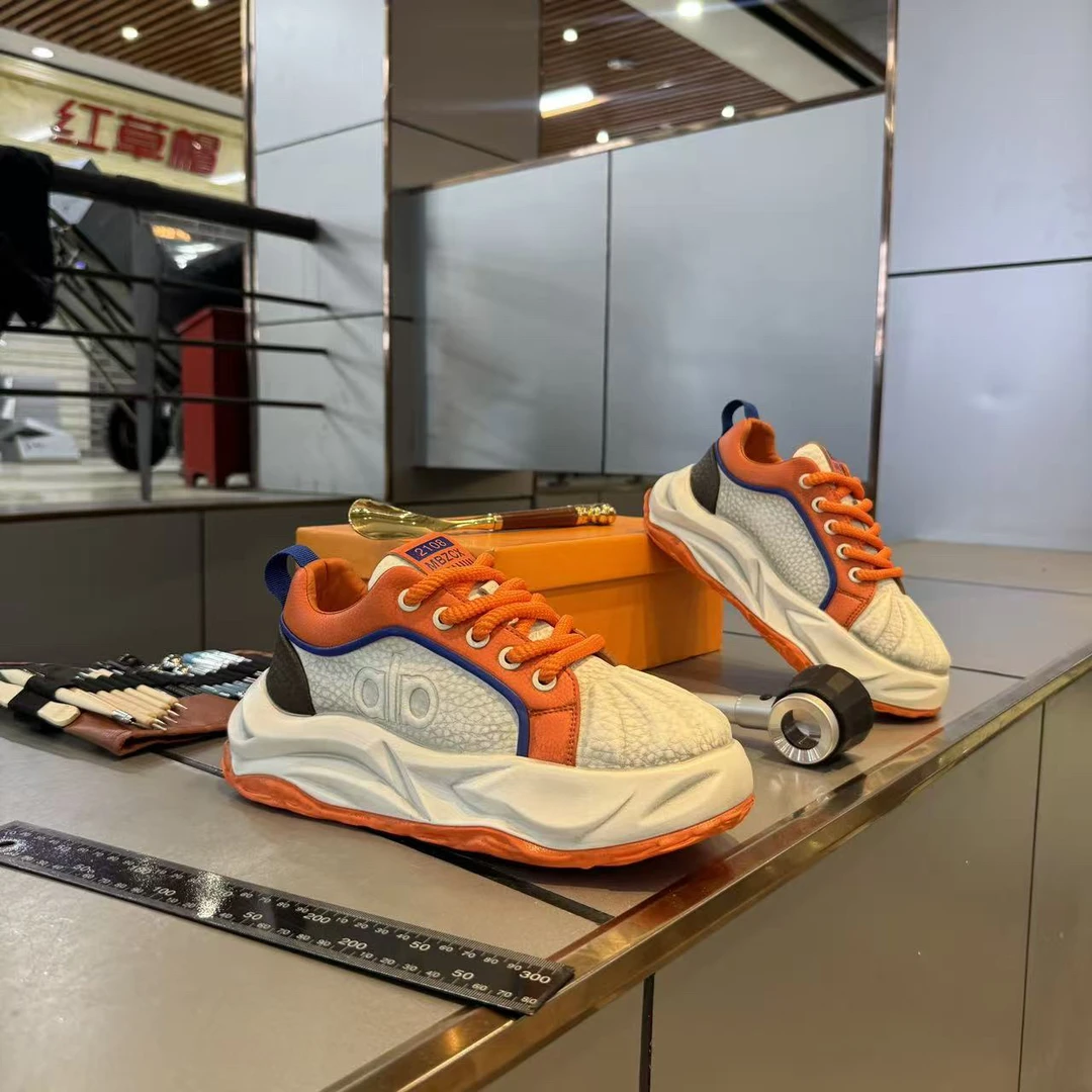 秋冬新款厚底增高时尚休闲百搭潮流复古男鞋