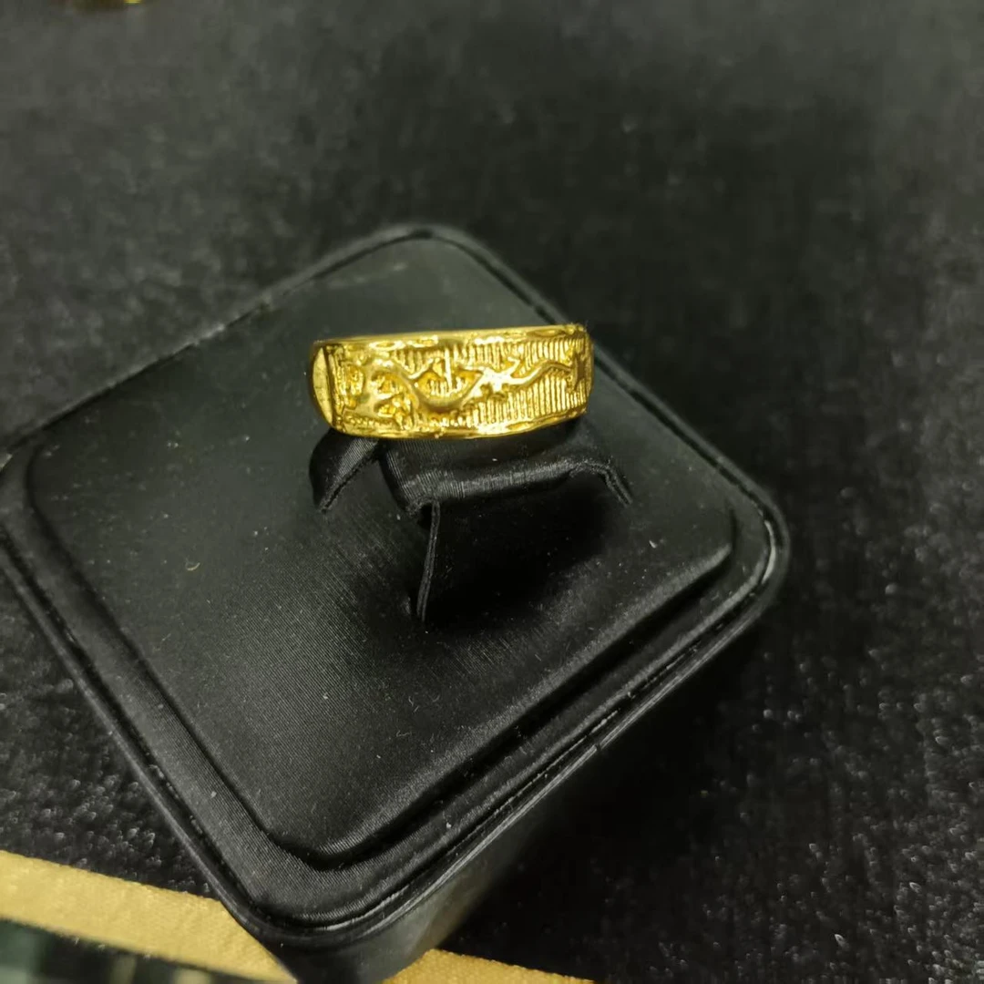 铜合金戒指 龙凤呈祥戒指T2