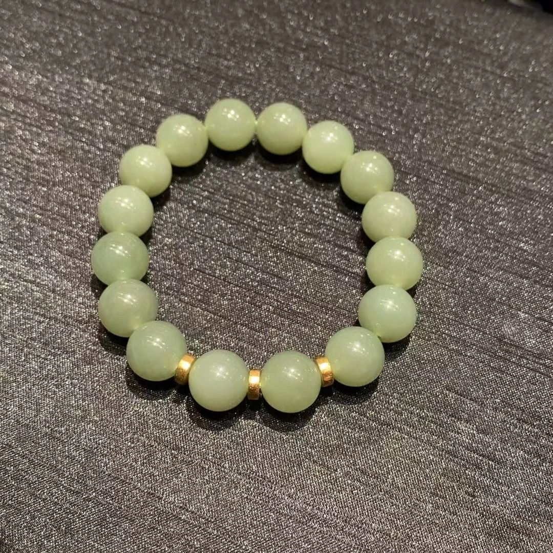 和田玉diy手串12mm