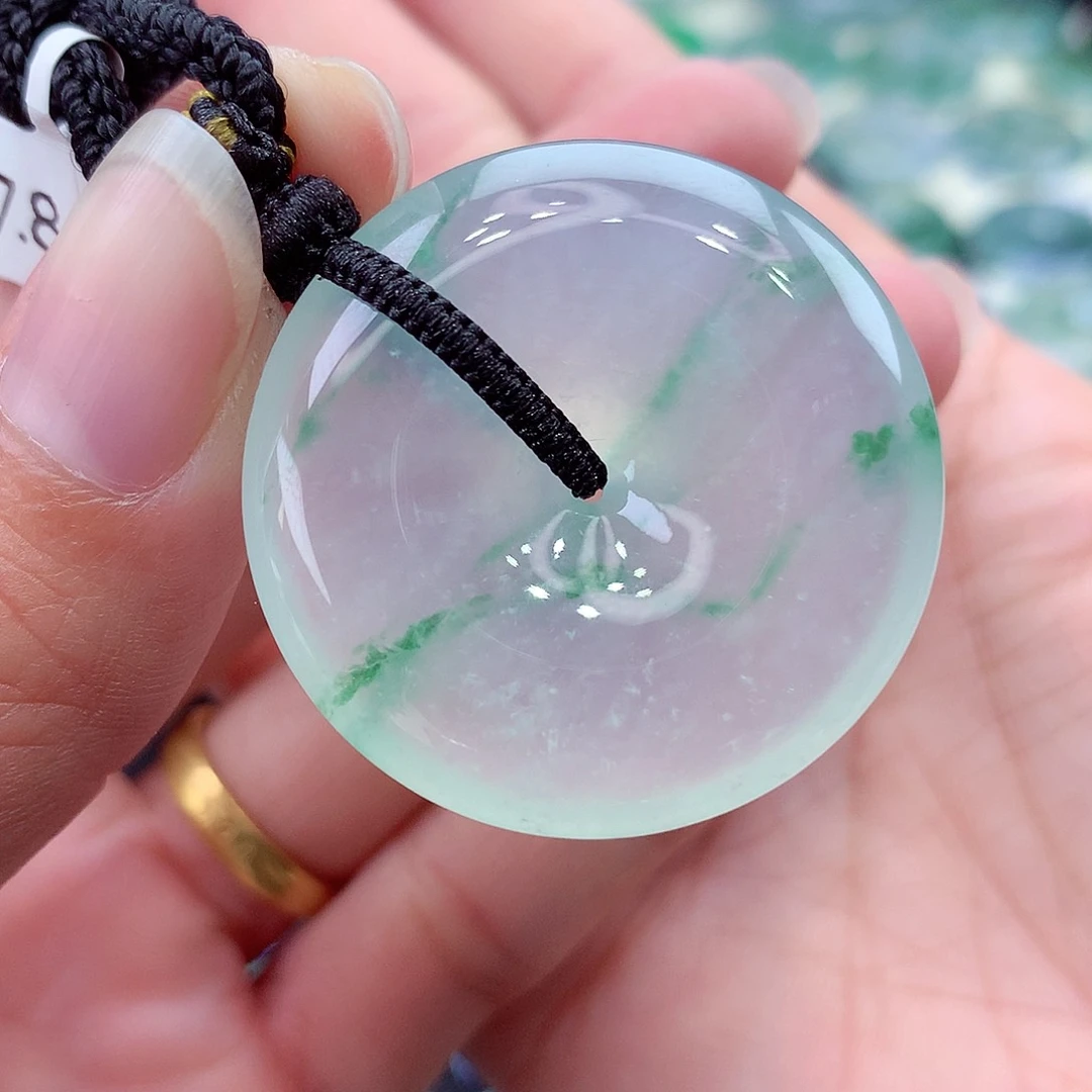 颈饰未镶嵌翡翠编号64尺寸35.5-8.4