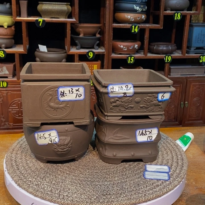 紫砂花盆紫砂花盆