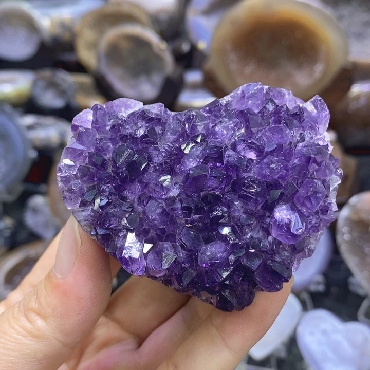 未镶嵌珠宝半成品紫晶