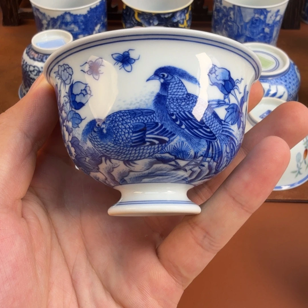 摆件景德镇瓷器手工手绘