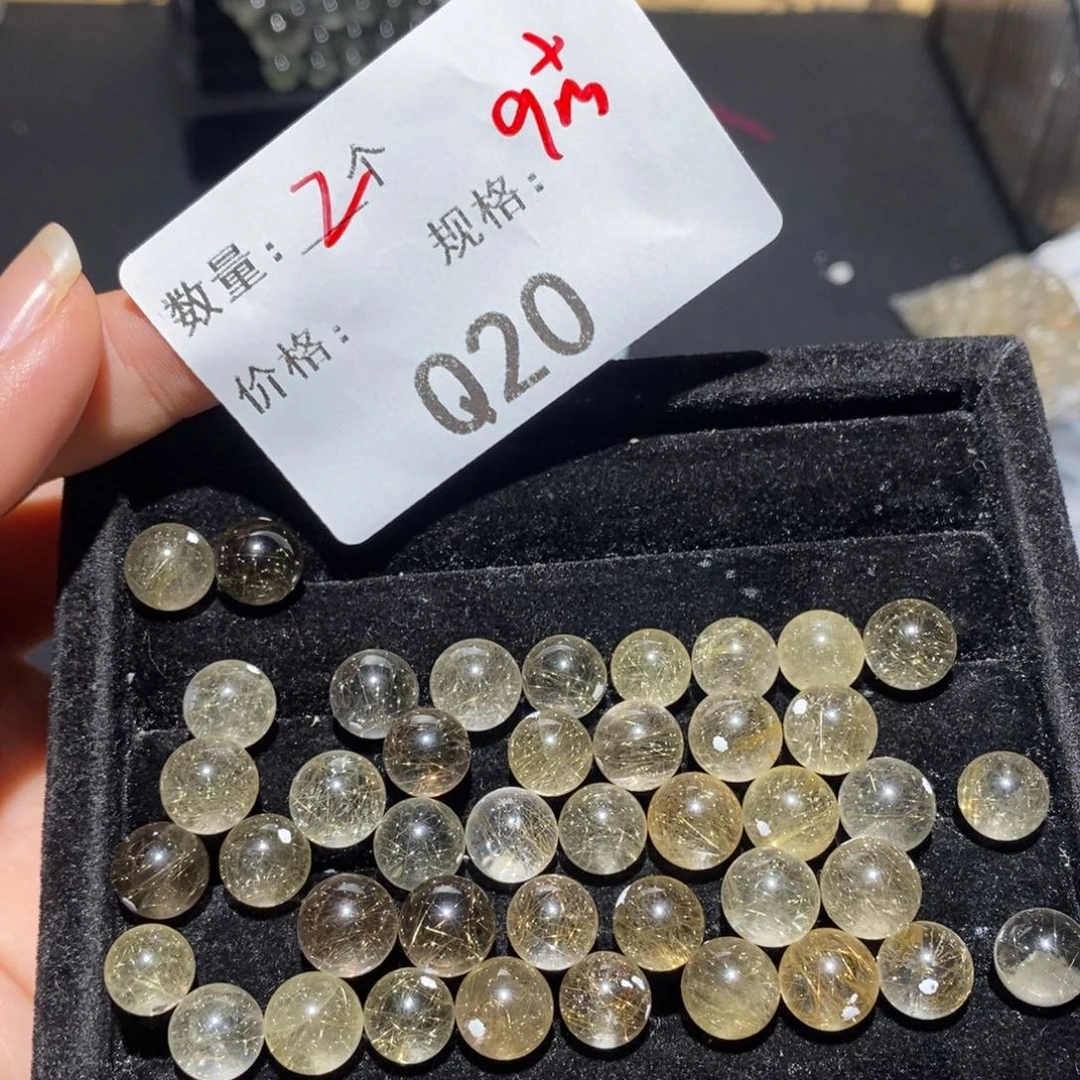 未镶嵌颈饰水晶多样化大小不一2个20