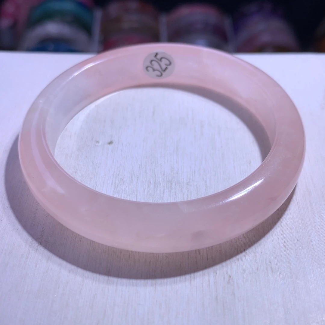 手镯银S925镶嵌水晶马粉58.5圈325