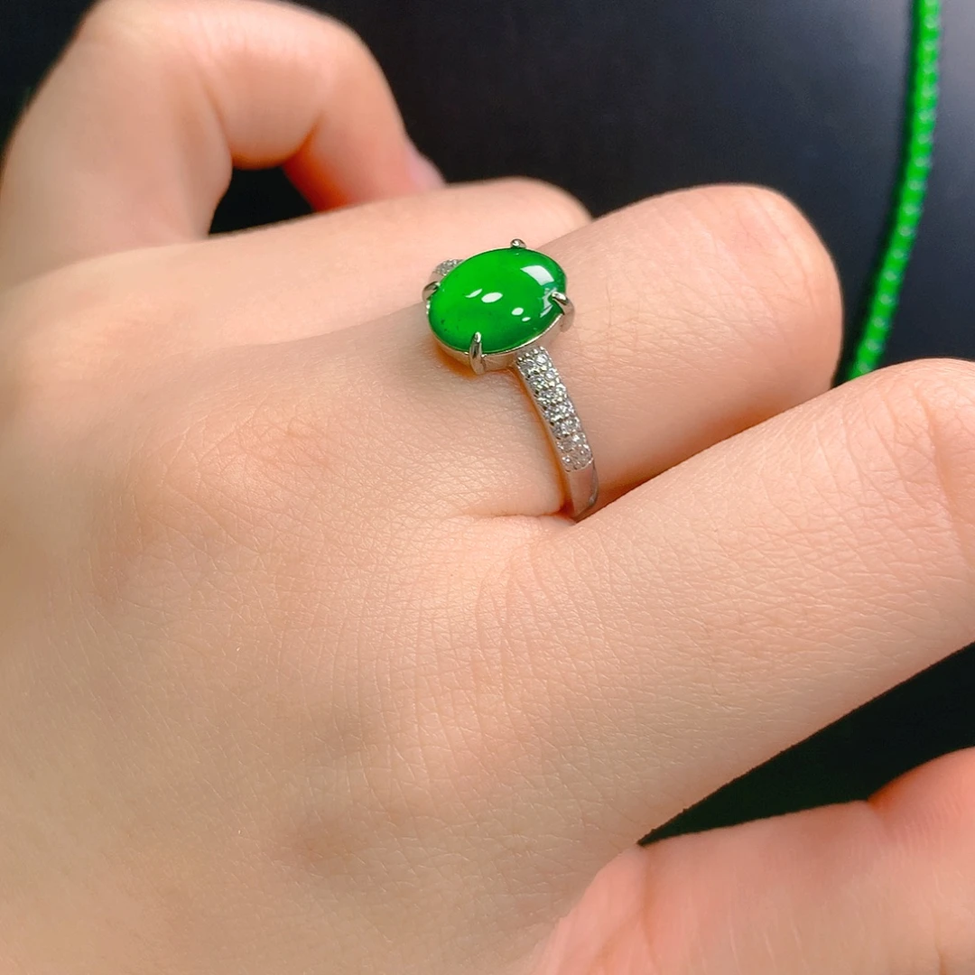 翡翠未镶嵌吊坠(不含链)戒指