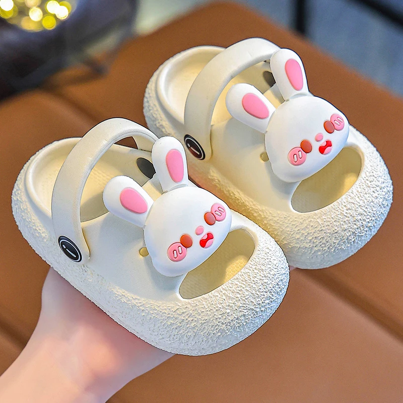 婴儿拖鞋一岁半儿童夏季婴幼儿3女童男童宝宝洞洞鞋软底洗澡防滑