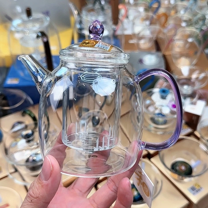 九*禾器浅紫色宴臣壶内胆