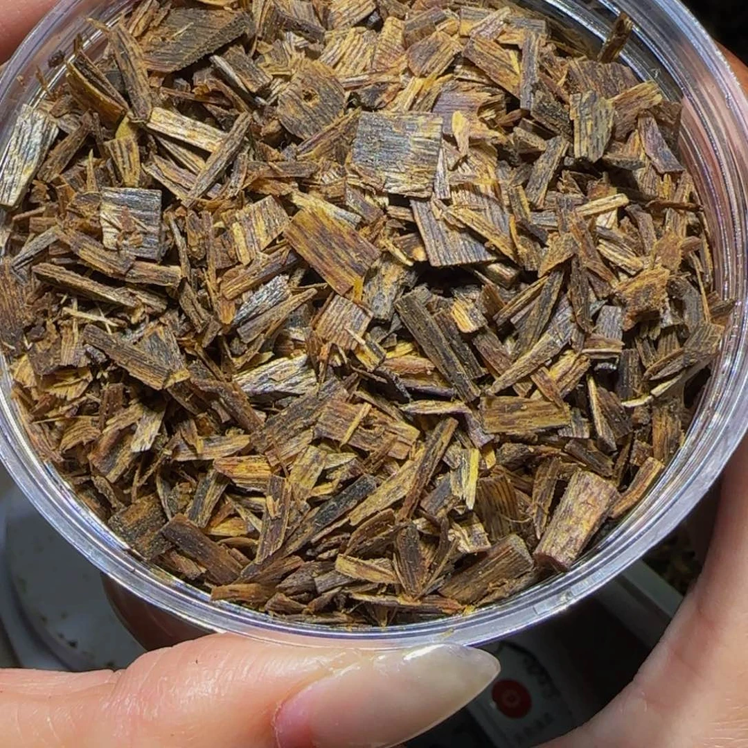 聚***面沉香碎屑沉香奇楠沉水白露树皮油老料130克