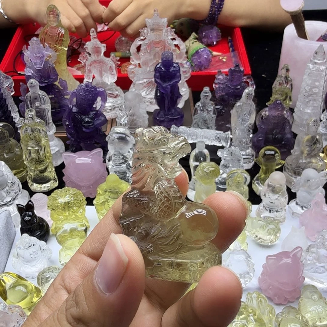 水晶珠宝半成品未镶嵌