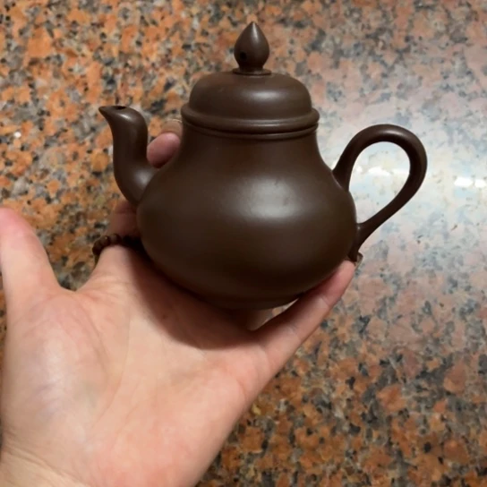 茶壶紫砂孤****影原矿紫泥200毫升
