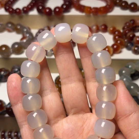 玛瑙/玉髓未镶嵌手链