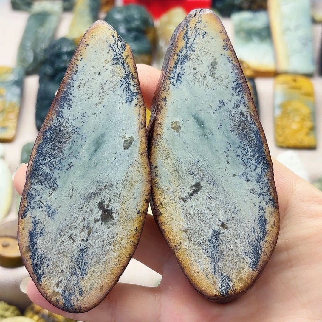岫岩河磨玉（透闪石质玉）未镶嵌挂件