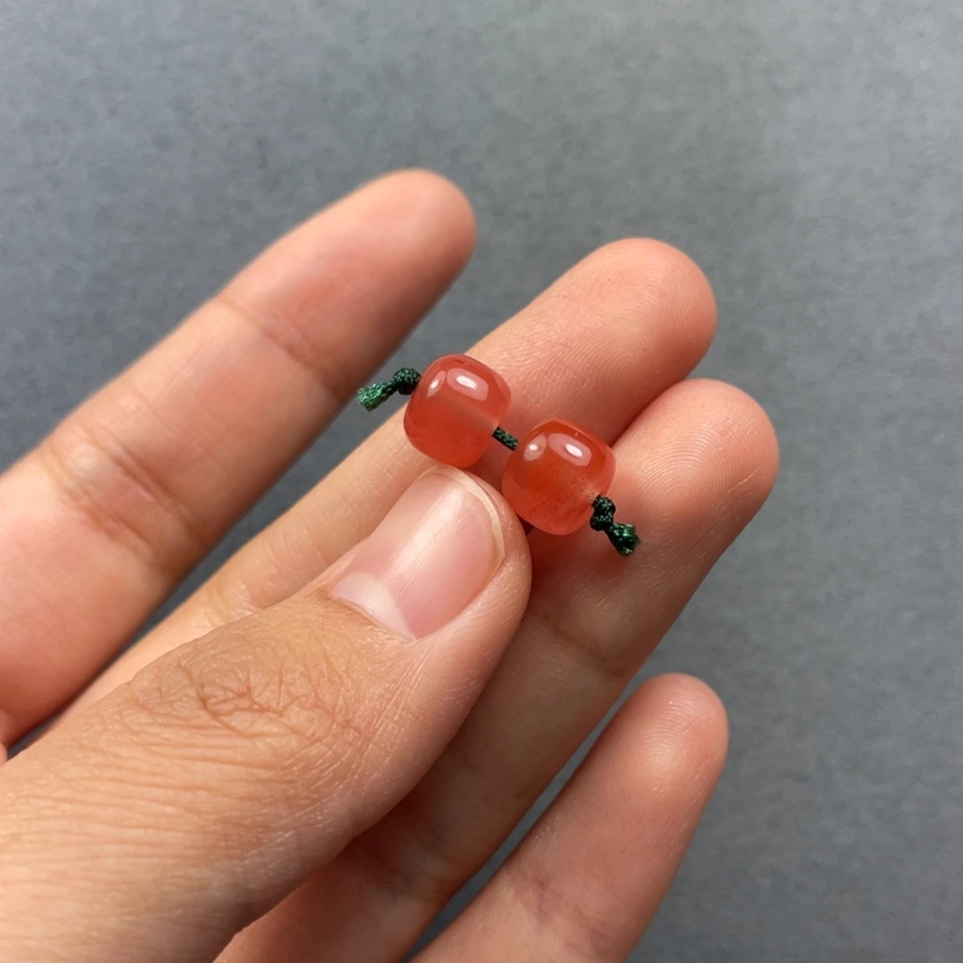 派***派南红玛瑙未镶嵌配饰8mm