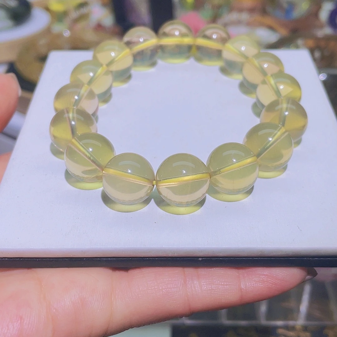 未镶嵌手串水晶天然星光黄水晶手串福利款