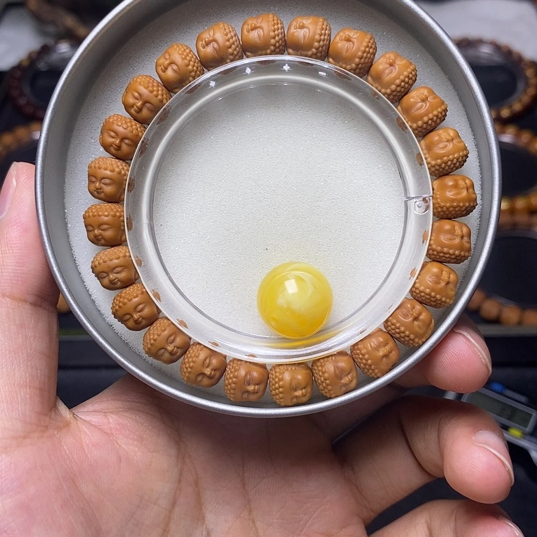 猴头核桃手串宝宝佛尺寸10左右全品11号