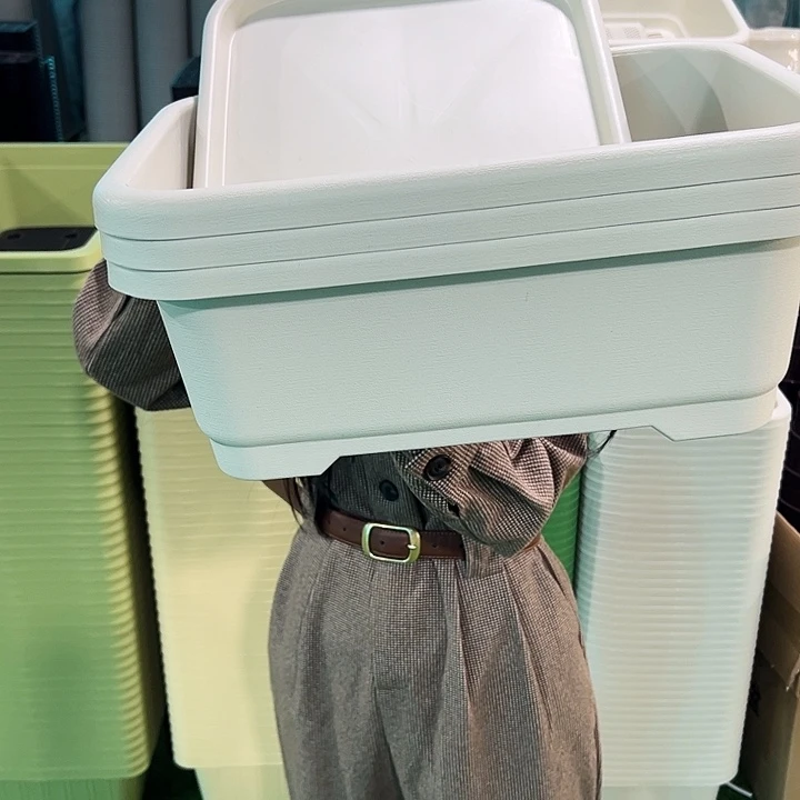 清仓菜盆长38宽28高14.5米色3个带托